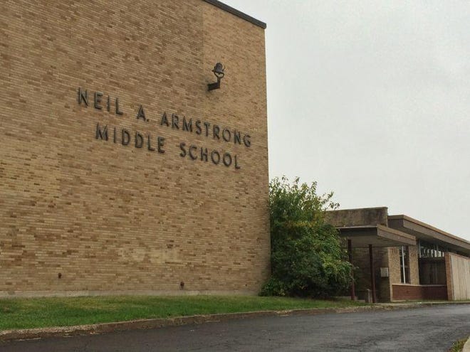 Closing on the sale of the vacant Neil A. Armstrong Middle School and unused parts of the adjacent Cecilia Snyder Middle School to a Lower Southampton developer has been postponed until May 31. [ARCHIVE PHOTO]