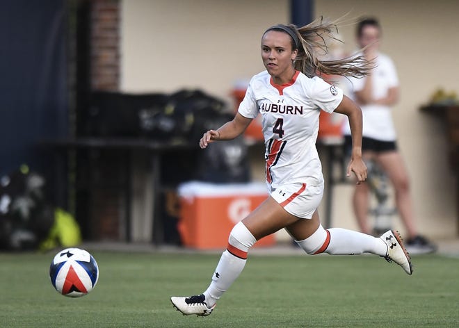 Auburn grad Bri Folds, who is a graduate of Lakeland Christian, was drafted No. 36 overall by North Carolina in the 2020 NWSL Draft on Thursday. [CAT WOFFORD/AUBURN ATHLETICS]