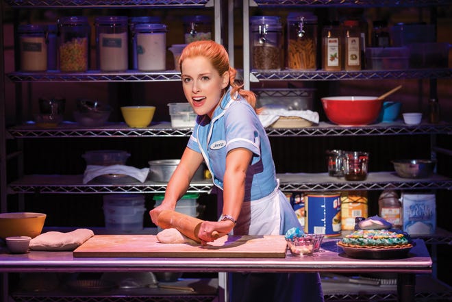 Bailey McCall stars as diner waitress and pie maker Jenna in the national tour of "Waitress," which will be presented at the Van Wezel Performing Arts Hall. [PROVIDED BY VAN WEZEL / JEREMY DANIEL]
