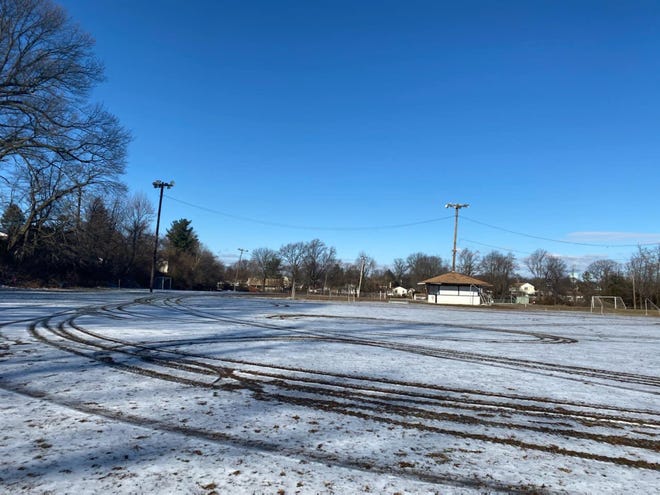 The soccer fields at the Trifecta Sporting Club in Bensalem were damaged by all-terrain vehicles Saturday night. [CONTRIBUTED]