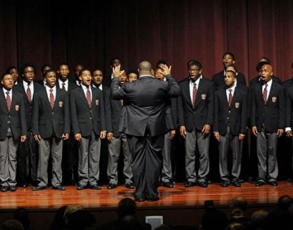 Morehouse College Glee Club will perform at First Baptist Church of Stanley Jan. 25. [INSTAGRAM PHOTO]