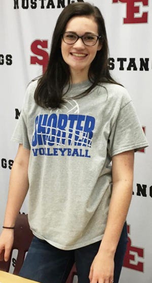 South Effingham volleyball player Ginger Vorel signed a letter of intent to play at Shorter University. [PHOTOS BY DONALD HEATH/FOR EFFINGHAM NOW]