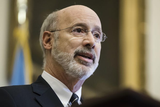 Gov. Tom Wolf must deliver a budget proposal to the Legislature on Feb. 4, and lawmakers who are pressing for state aid to address what they call a massive and growing problem have asked the Democratic governor to include money in the spending package. [AP PHOTO]