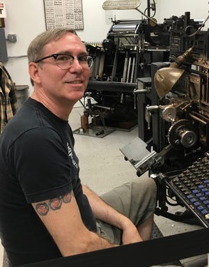 Michael Babcock of Interrobang Letterpress will demonstrate a Linotype Model 31. [Courtesy Photo / Museum Staff]