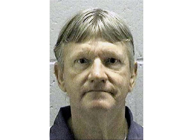 FILE - In this undated file photo released by the Georgia Department of Corrections, shows death row inmate Donnie Cleveland Lance, who was convicted of killing his ex-wife and her boyfriend more than 20 years ago. Lance is scheduled to receive a lethal injection Wednesday, Jan. 29, 2020. The State Board of Pardons and Paroles, the only authority in Georgia that can commute a death sentence, plans to hold a closed-door clemency hearing Tuesday. The board on Monday declassified a clemency application filed by Lance's lawyers. (Georgia Department of Corrections via AP, File)