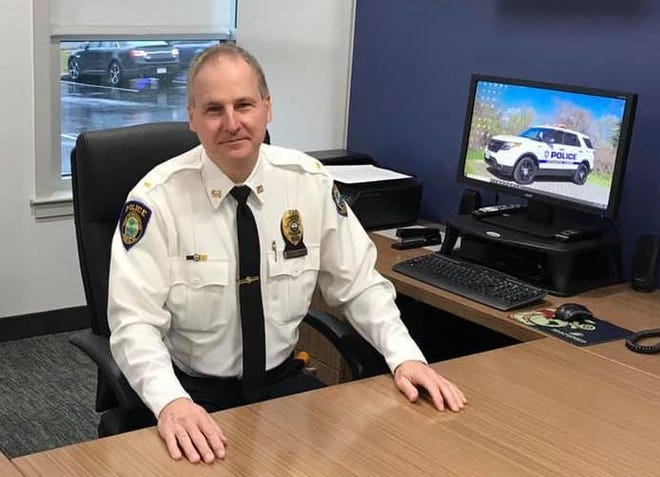 Steven LeCompte was named Northampton’s new police chief Thursday. Michael Clark, the department’s former chief, retired at the end of 2019. [COURTESY NORTHAMPTON POLICE]