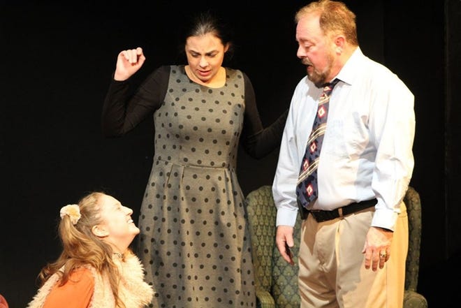 The Holland community Theatre production of "Sylvia" stars Sonnett Quinn as Sylvia, Anna Grace as Katie, Michael Culp as Greg. [CONTRIBUTED]