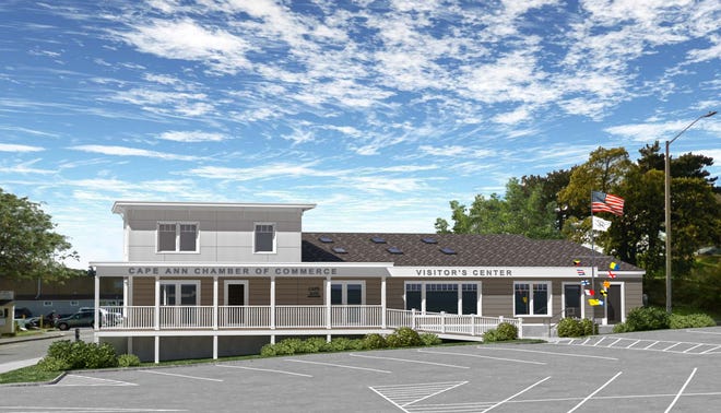 The Cape Ann Chamber of Commerce will open its new visitor's center and headquarters in April at the corner of Harbor Loop and Rogers Street in Gloucester. [Courtesy photo]