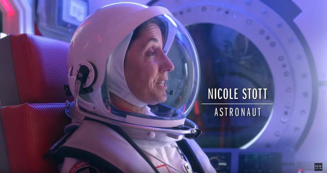 In this Olay television commercial, Embry-Riddle Aeronautical University graduate and trustee Nicole Stott is featured promoting girls studying science and technology. The ad will be airing during Super Bowl LIV and is part of a campaign to raise money for Girls Who Code. [YouTube]