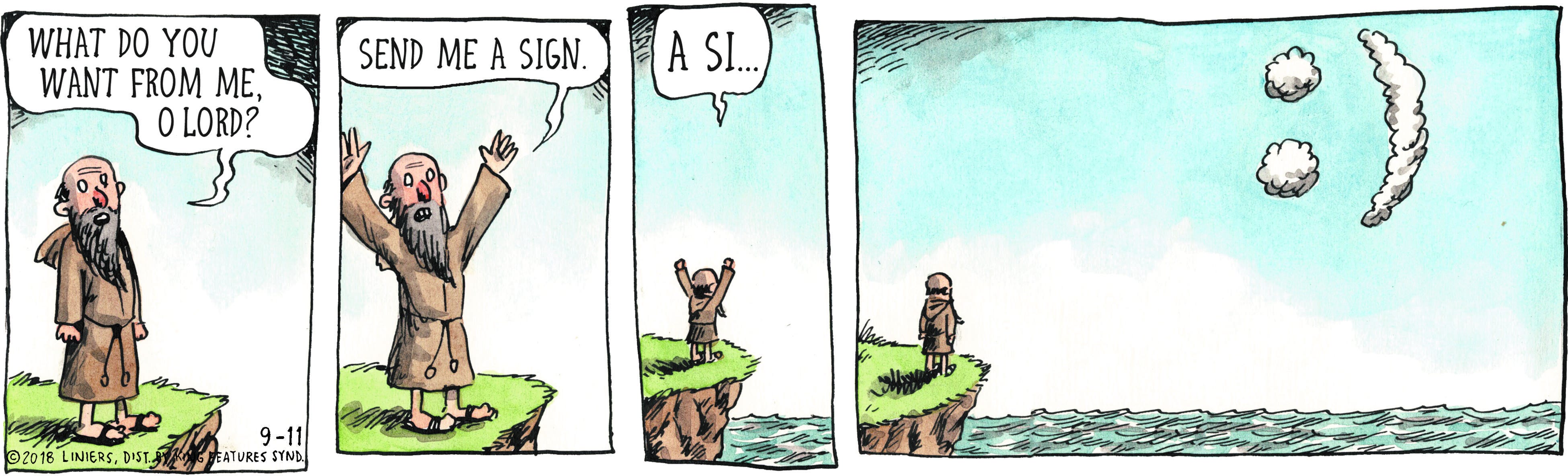 A new Sunday comic strip: Tell us what you think