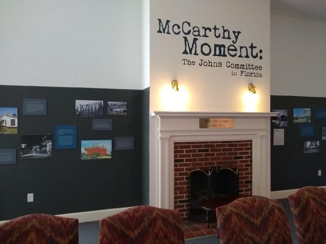 Part of the “McCarthy Moment: The Johns Committee in Florida” exhibit. [Matheson History Museum]