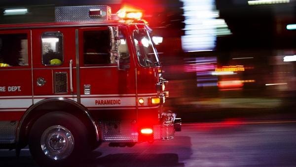 Old Dents Undertaking Establishment in Downtown Augusta burned down Saturday, killing one man.