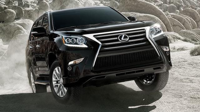 The exterior of the GX 460 is all Lexus, complete with a huge spindle grill flanked by LED daytime lights. [Lexus]