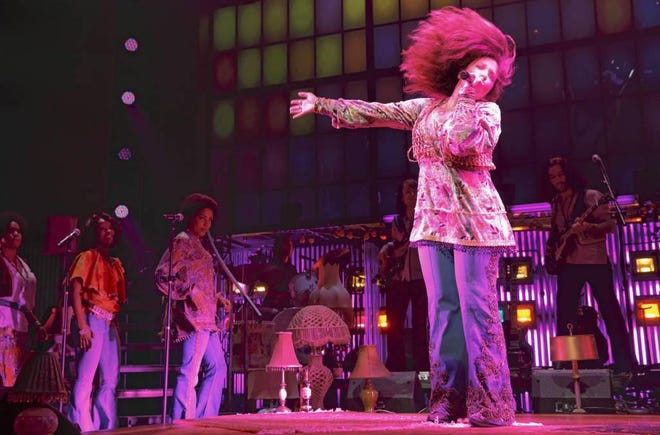 Mary Bridget Davis stars as Janis Joplin in "A Night With Janis Joplin," which will be at Zach Theatre through March 8. [CONTRIBUTED BY JOAN MARCUS]