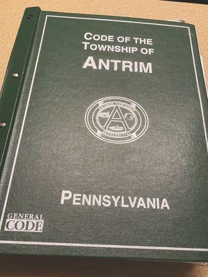 The Antrim Township code book was published more than a decade ago so township supervisors and staff are working to get rules and regulations updated for a new codification to begin later this year. SHAWN HARDY/ECHO PILOT