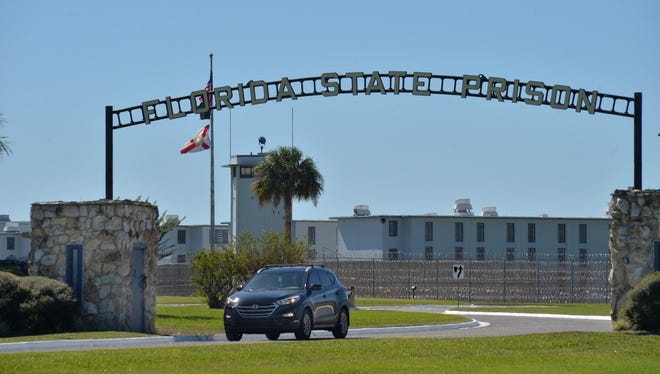 Raiford Prison is located in Bradford County, near Starke, Florida. Families of inmates are protesting proposed new visitation rules for Florida prisons. [Herald-Tribune staff photo / Mike Lang]