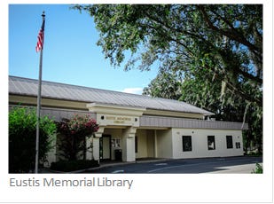 The Eustis Memorial Library, founded in 1902, is now part of the Lake County Library system. [Submitted]