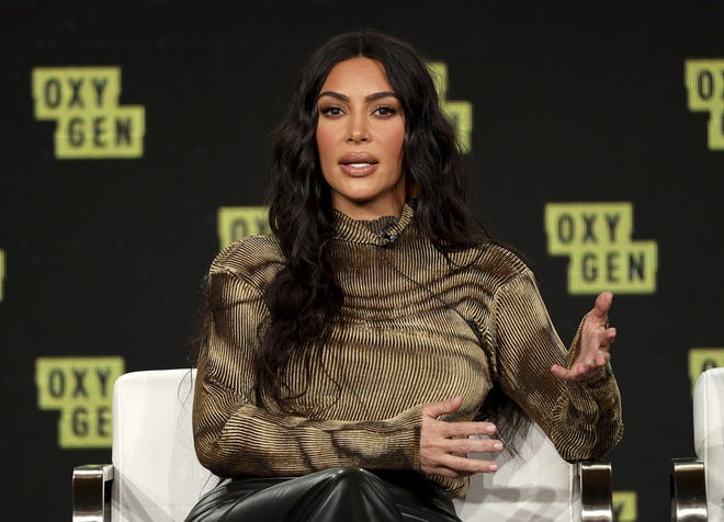 Kim Kardashian West speaks at the "Kim Kardashian West: The Justice Project" panel during the Oxygen TCA 2020 Winter Press Tour at the Langham Huntington, Saturday, Jan. 18, 2020, in Pasadena, Calif. [Photo by Willy Sanjuan/Invision/AP]
