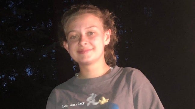 Jayla Hawkins, seen here in one of the pictures distributed to the public in 2018 when she was reported missing at 15 years old, died Feb. 4, 2020 on Interstate 105 in Eugene.