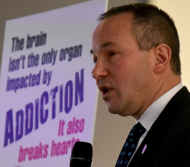 Burlington County prosecutor Scott Coffina has said the opioid and heroin epidemic must be attacked from multiple sides, including improved access to treatment. Coffina announced the launch of a pilot program aimed to help nonviolent drug offenders get clean prior to appearing before a judge. [ARCHIVE PHOTO]