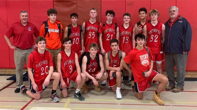 The Portsmouth freshman boys basketball team is 16-1 and will try to avenge its only loss of the season Saturday, when it takes on Bishop Hendricken in the state title game. [CONTRIBUTED PHOTO]