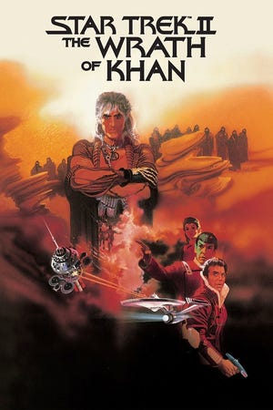 The 1982 film "Star Trek II: The Wrath of Khan" will be screened prior to an appearance and Q&A by William Shatner Friday at Norman's Riverwind Casino [Paramount Pictures poster image]