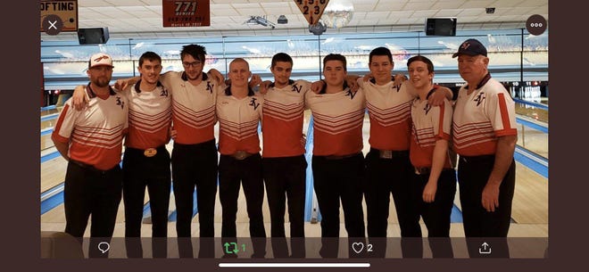 The Indian Valley boys bowling team won the Division II sectional crown at Boulevard Lanes Friday. Photo courtesy of Twitter