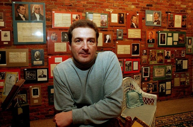 Michael Hurwitz in the Legends Gallery in 1994