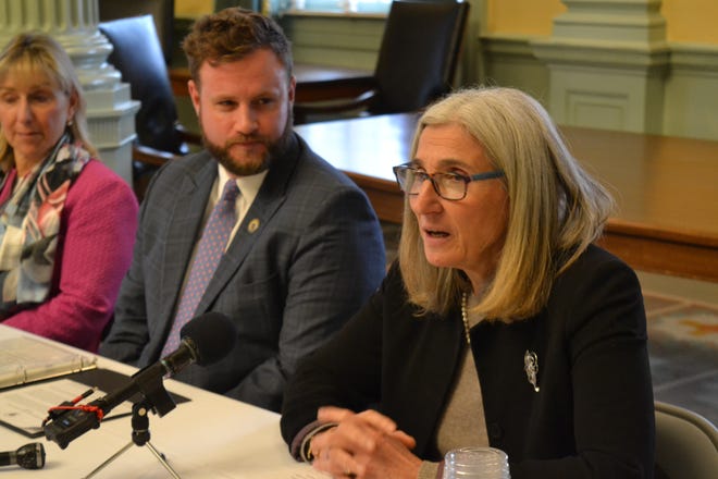 Sen. Cindy Friedman (right) was one of the chief authors of the Mental Health ABC Act, which aims to reform mental healthcare throughout the state. [Photo courtesy/Kristina Gaffny]