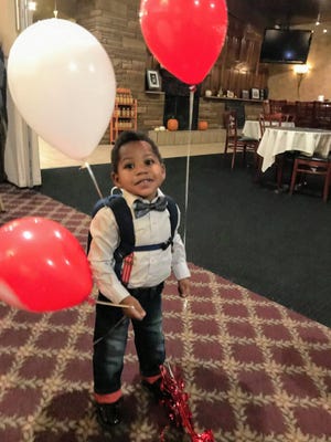 Two-year-old Kie Cullings was born with 13 heart defects. He's undergone countless surgeries, medical testing and requires oxygen and a feeding tube. [SUBMITTED PHOTO]