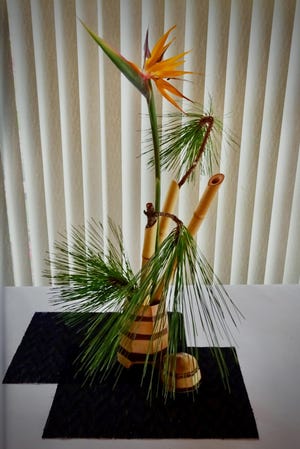 Sample of an Ikebana Floral Design
 [Submitted photo]