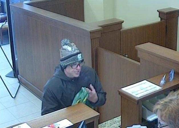 This image of the suspect was caught on surveillance at First Citizens Bank off Oleander Drive. [COURTESY WILMINGTON POLICE DEPARTMENT]