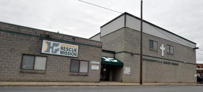 The Hendersonville Rescue Mission off of Seventh Ave.