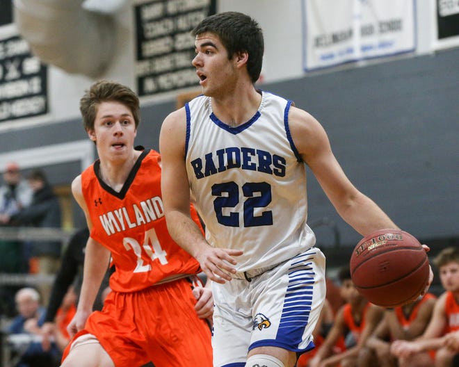 Hopedale's Dan Liberatore and the Blue Raiders host Clinton Tuesday evening. [Daily News and Wicked Local File Photo/Dan Holmes]