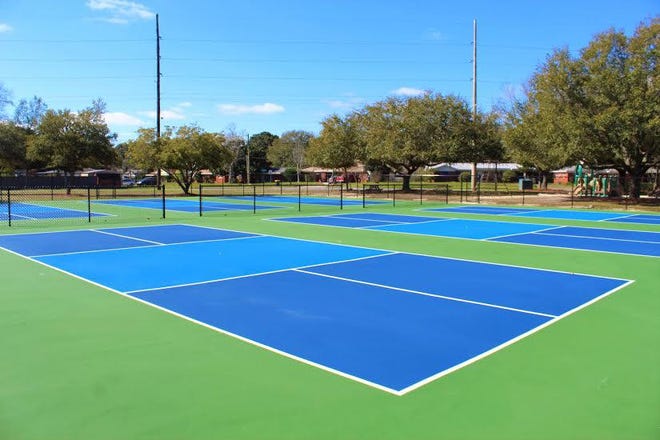 Six new pickleball courts are about to open at Jet Drive Park in Fort Walton Beach. [CONTRIBUTED PHOTO]