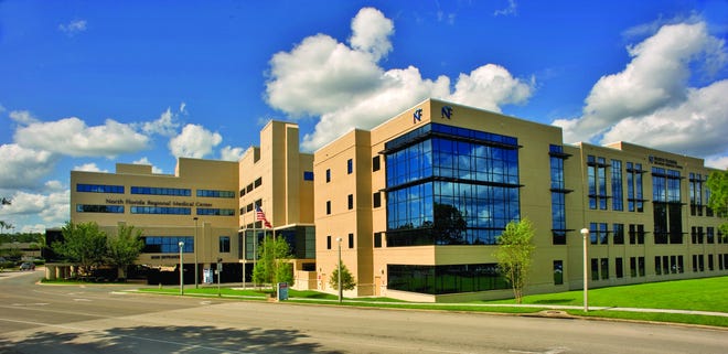 An exterior shot of North Florida Regional Medical Center, 6500 W. Newberry Road, in Gainesville. [North Florida Regional Medical Center]