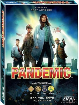 “Pandemic,” the cooperative board game designed by Matt Leacock, was released in 2008 and spurred a series that includes a two-part “Pandemic: Legacy” series released in 2015. [Courtesy Photo]