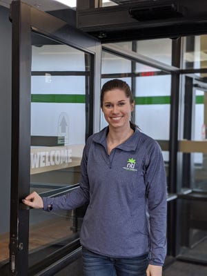Nature's Treatment of Illinois is nearing completion on its Galesburg dispensary at Main and Henderson streets, and manager Shannon Ballegeer hopes to open in mid-March. [MATT KOESTER/THE REGISTER-MAIL]