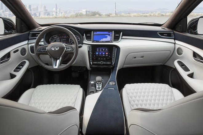 The 2019 Infiniti QX50 is an SUV with two screens and a fairly complex interface. [Infiniti North America]