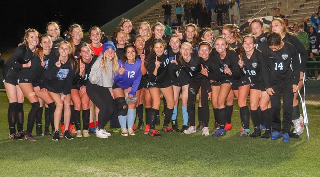 Bartram Trail won the 2020 FHSAA Class 7A state championship with a 5-0 win over Weston Cypress Bay. The Bears ended their season 21-1-3. [Will Brown/The Record]