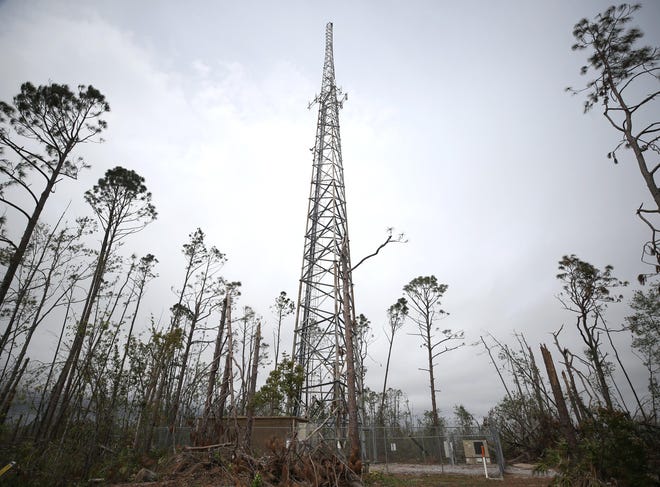 A Verizon Wireless cellular tower on March 15 in Panama City. [PATTI BLAKE/THE NEWS HERALD]