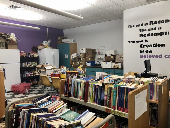 The Healey School is the first Somerville school to organize a community-sourced book fair. [Wicked Local Photo / Julia Taliesin]