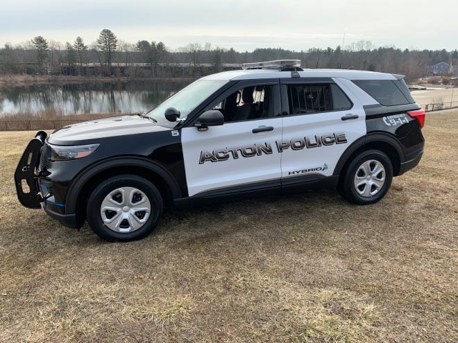 Acton Police recently took delivery of its first hybrid marked cruiser.

[Courtesy Photo/Acton Police]