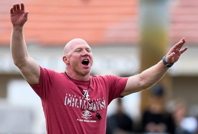 Scott Cochran, Alabama’s longtime strength and conditioning coordinator, will now join Kirby Smart and the Bulldogs as an on-field special teams coordinator. (Photo/USA Today Network)