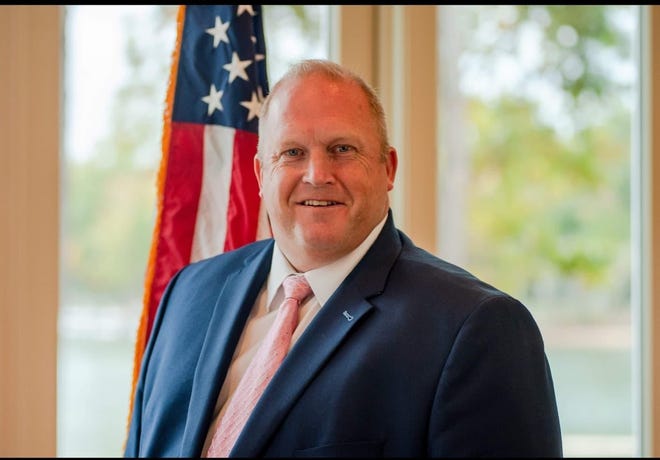 Republican Gaston County Commissioner Chad Brown is seeking the GOP nomination for secretary of state in Tuesday’s election. [SPECIAL TO THE GAZETTE]