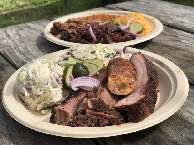 Micklethwait barbecue eatiers are known for their slow-smoked brisket, pork ribs, inventive sausages and made-from-scratch sides. Micklethwait Market & Grocery permanently closed its doors in Smithville on Feb. 27 after one year in business. [MATTHEW ODAM/AMERICAN-STATESMAN FILE]