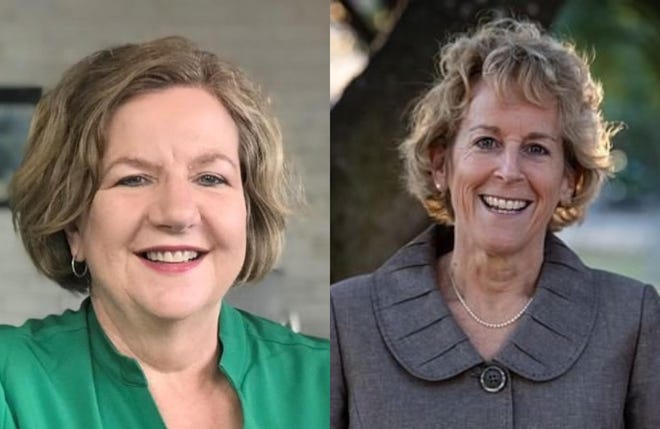 Valinda Bolton, left, and Ann Howard will face each other in a runoff in May. The two are vying to be the Democratic candidate for Travis County Precinct 3 Commissioner. [CONTRIBUTED PHOTOS]