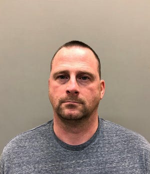 Edward Mathias, 40, was arrested Tuesday on charges related to sexual exploitation of a minor, the Rhode Island State Police said. [Rhode Island State Police]