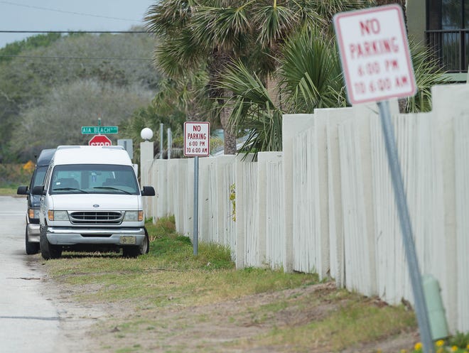 The City of St. Augustine Beach is looking into creating additional parking spaces along Beach Boulevard. [PETER WILLOTT/THE RECORD]