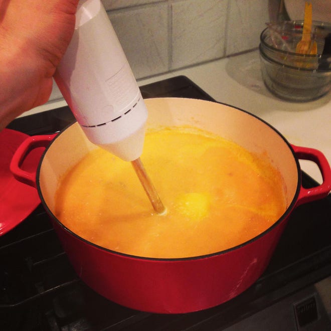 Immersion blenders are easy to use, to clean up and can be used for more than just make soup. [Photo by Fluous]